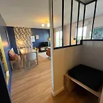 아파트 Dahlia, Appt Cosy Avec Parking Et Balcon 캉