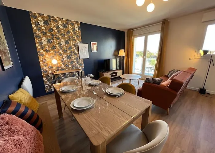 Dahlia, Appt Cosy Avec Parking Et Balcon カーン