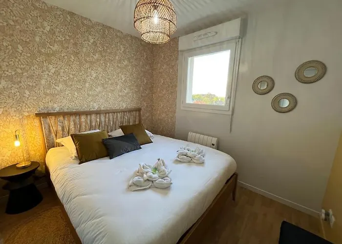 Dahlia, Appt Cosy Avec Parking Et Balcon カーン